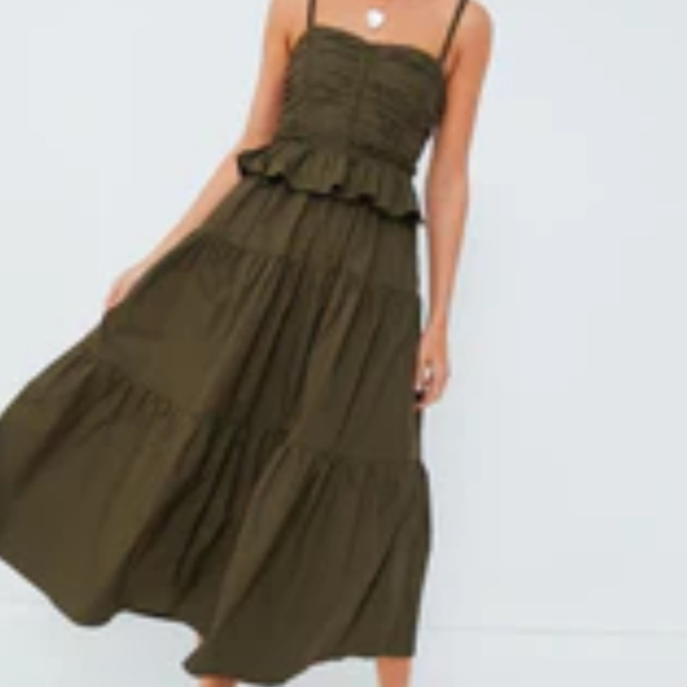 Tuckernuck Olive Green Midi Dress